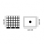 Palletank tegning med dimensioner